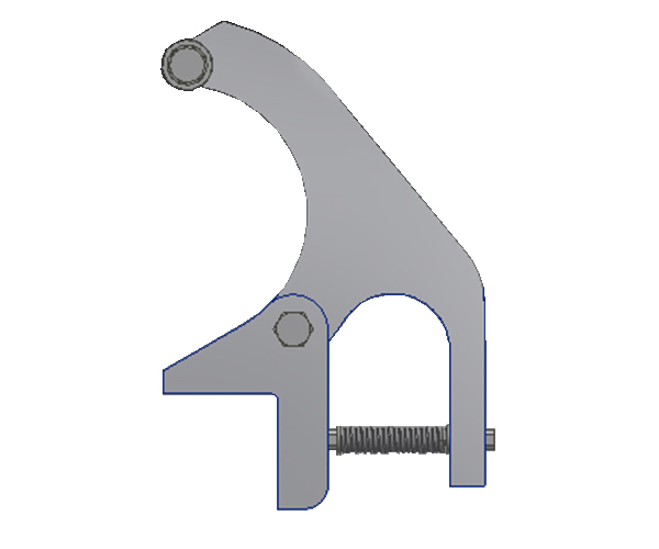 TIW Engineered Part - T.I.W. original start finger ass’y designed using advanced 2D and 3D CAD drafting/modeling softwares